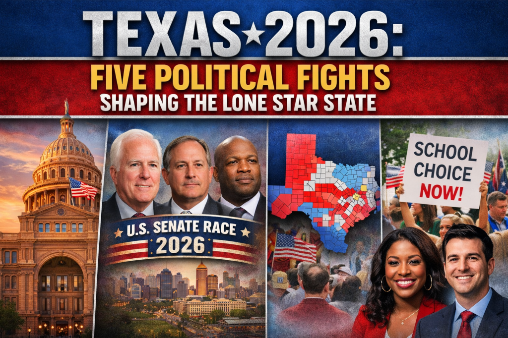 Texas 2026: Five Political Fights That Will Define the State’s&nbsp;Future