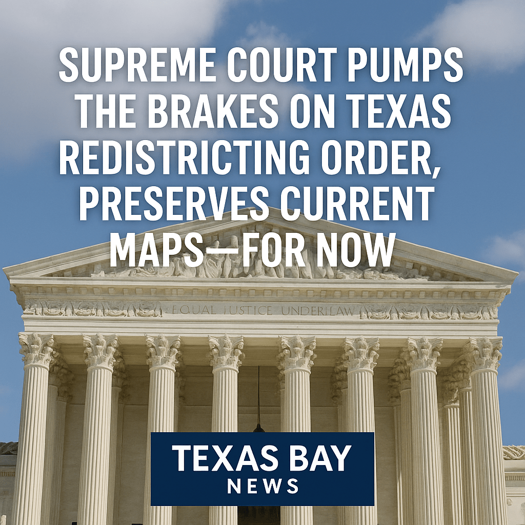 Supreme Court Pumps the Brakes on Texas Redistricting Order, Preserves Current Maps—For&nbsp;Now